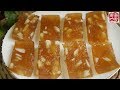 Water chestnut cake。馬蹄糕又叫尾梨糕，是福州传统小吃，清凉爽口，富有弹性，做法非常简单！