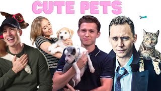 Marvel Cast Playing And Cuddling Cute Dogs And Other Animals | MCU Cast Cutest Moments |