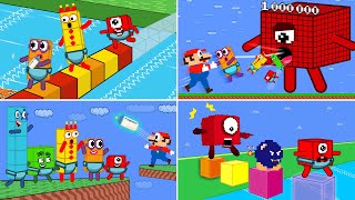 Мульт Funniest Mario Baby Numberblocks mix level up videos ALL EPISODES Season 11 Game Animation