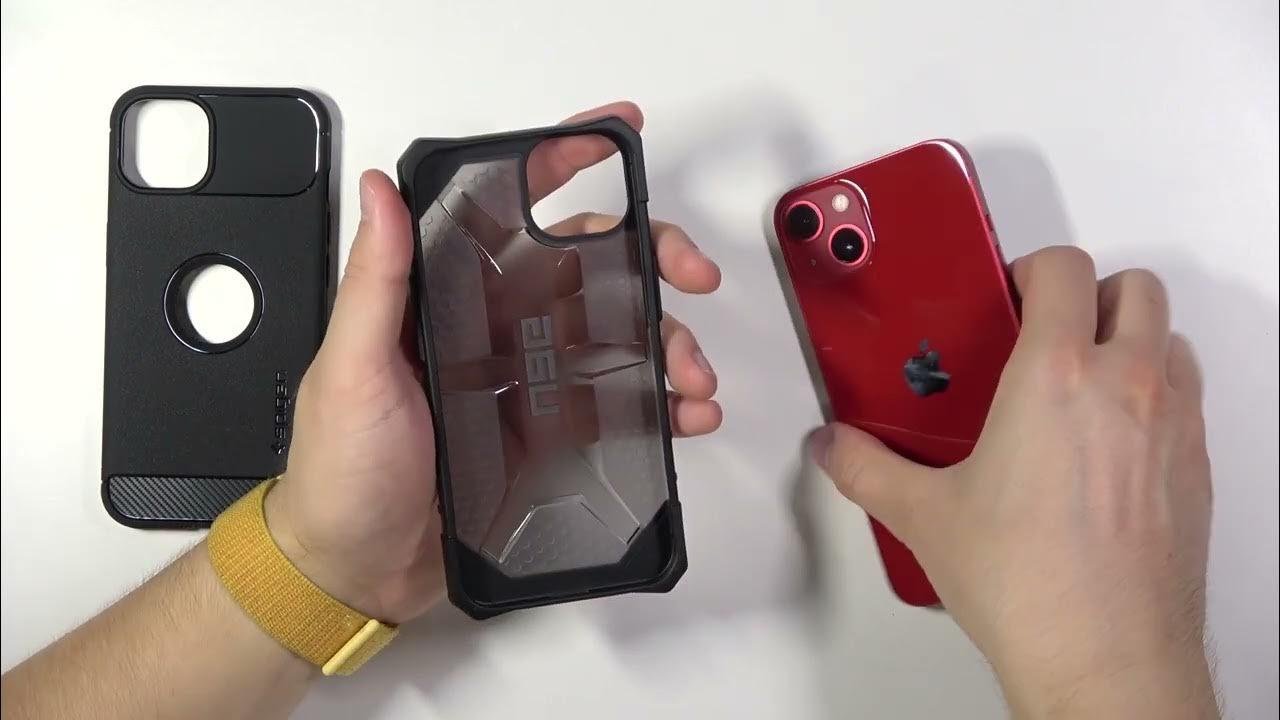Spigen Rugged Armor vs UAG Plasma iPhone 13 Protective Cases Rugged