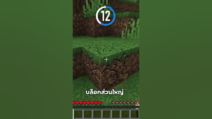 ทายบล็อกมายคราฟใน 30 วินาที