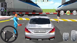 New Mercedes VIP Number Car Vs Trains City Driving: 3D Driving Class - Car Game Android Gameplay screenshot 5