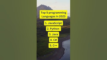 Top 5 programming languages 2023 #top5 #top10 #programming #python #coding #javascript #html #shorts