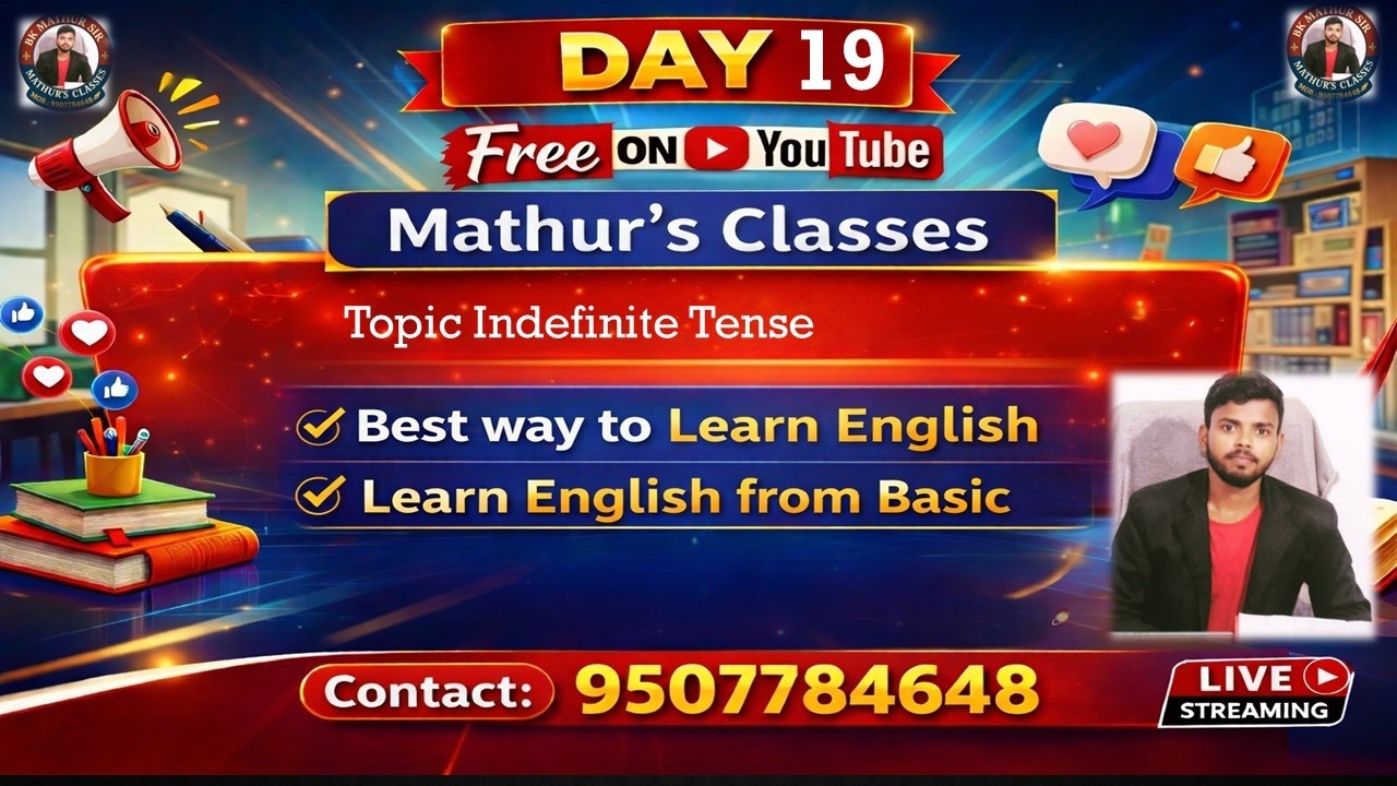 Learn Tenses in English Grammar with Examples | Present Tenses, Past Tenses, Future Tenses |Day 19|