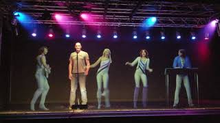 Chris singing "Mama Mia" at ABBA Museum with Hologram Bandmates. Amazing!