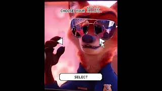 choose your Nick! 🦊 #zootopia1 #zootopia #neonbunny #funny #nickandjudy #disney