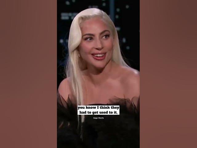 Lady Gaga speaking with Italian accent ! 😲 #shorts