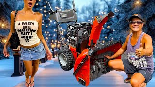 Free Husqvarna ST330P Dual Stage Snowblower Pull Rope Recoil Starter Shear Pins Replacement