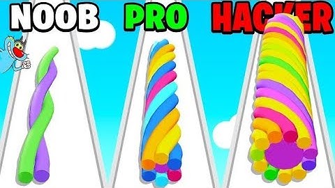NOOB vs PRO vs HACKER vs | In Twisty Run 3D | With Quick Games