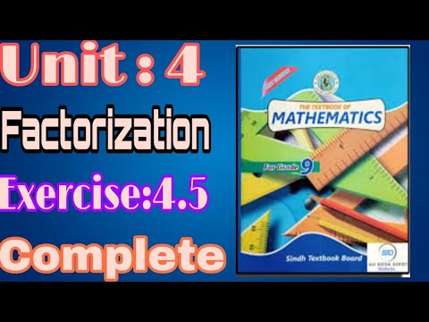 Chapter no 4 || Exercise 4.5 Complete || Class Ninth Maths new Book ...