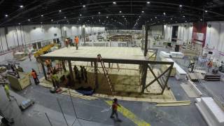 Time-lapse Summary Day 1: Timber, Floor, Ceiling, Frames