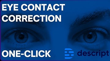 One-Click Eye Contact Correction with Descript AI Video Editor