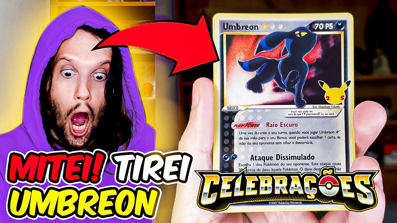 TIREI CHARIZARD RARÍSSIMO CARTA MAIS CARA DE POKÉMON CELEBRAÇÕES