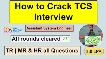 TCS Ninja Interview Experience | Selected Candidate | TCS NQT Interview Question #tcs #tcsinterview