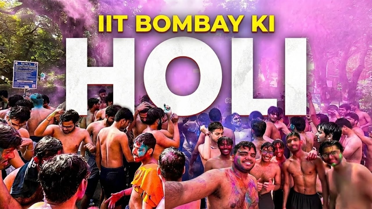 Kapde Faad Holi at IIT Bombay 