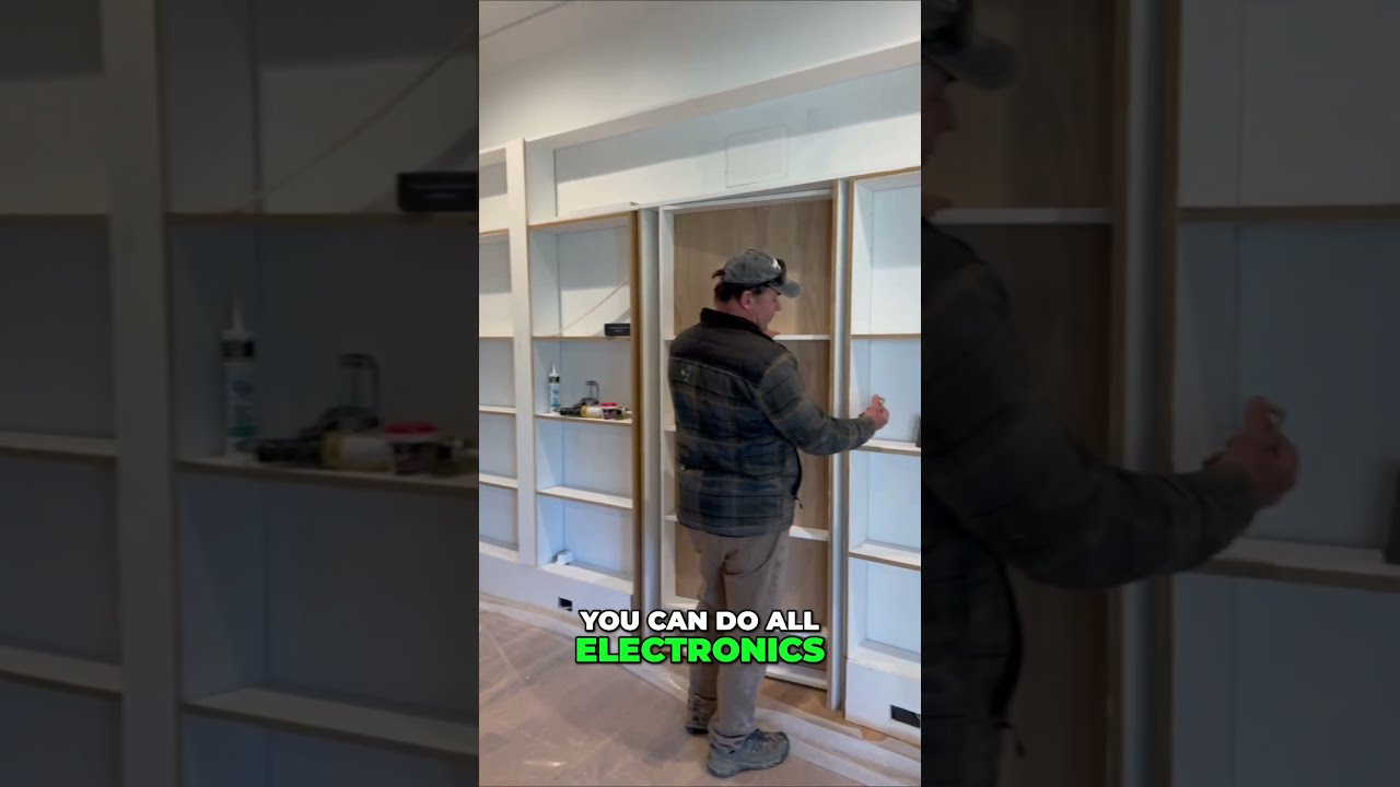 Secret Room Reveal Building A Hidden Murphy Door 