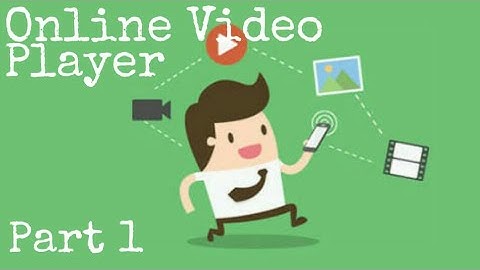 Online Video Player (Part 1) in Sketchware like YouTube||Online Video streaming in Sketchware