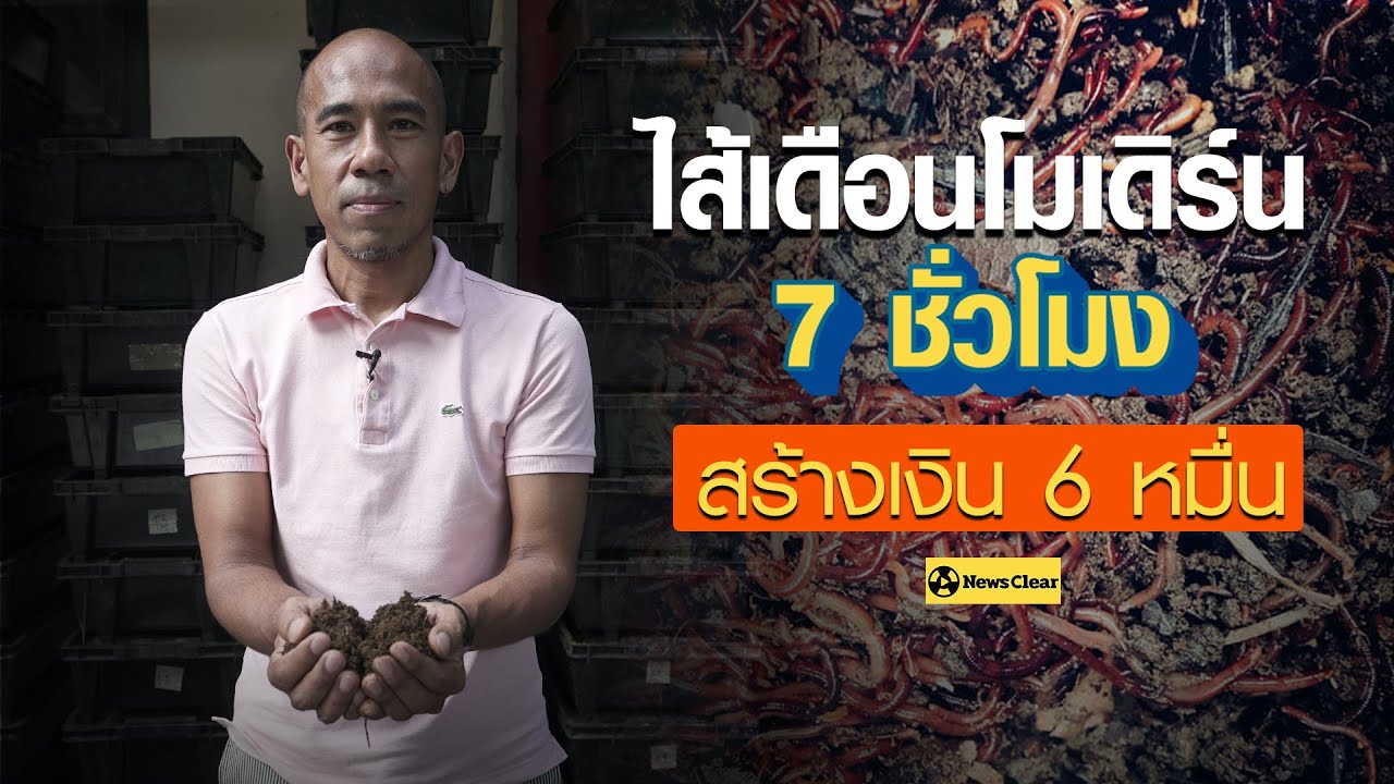 ไส้เดือนโมเดิร์น 7 ชั่วโมงสร้างเงิน 6 หมื่น