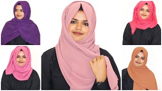 5 Easy Hijab Styles using 5 Different Hijabs | Everyday Hijab Tutorial | Easy Hijab Styles Ep#014