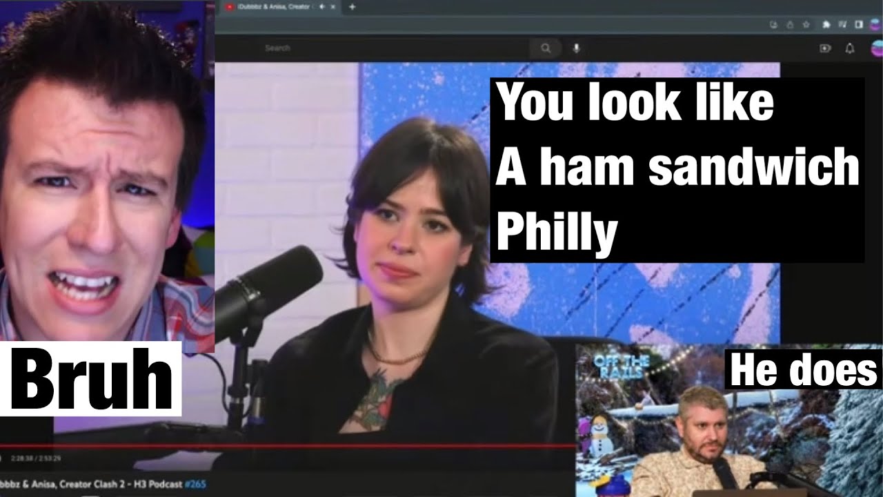 Philly D “BULLIED” by Anisa and Ethan Klein on the h3h3 podcast YouTube
