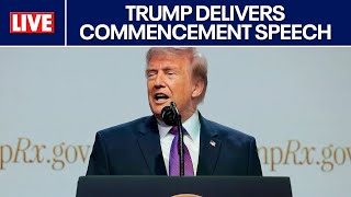 LIVE 🔴 Trump delivers commencement speech at US Coast Guard Academy