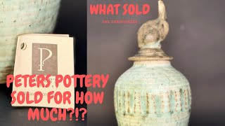 Hen on Nest | Turquoise Jewelry | Grapes | PETERS POTTERY | What Sold | RESELLING 