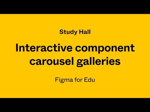 Study Hall: Interactive component carousel