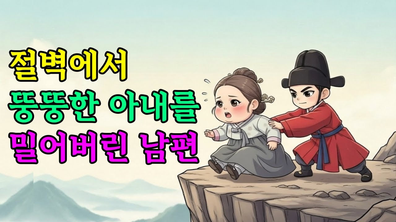 장원급제후 뚱뚱한 아내를 절벽에서 밀어버린 남편 l 옛날이야기 민담 야담 야사 전설 설화