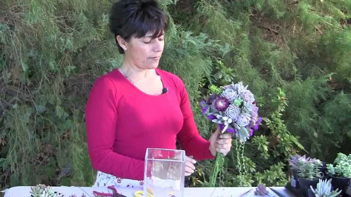 Create a Succulent Bridal Bouquet that Lasts Months