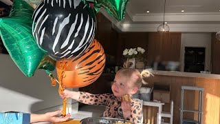 nick carter celebrate daughters birthday/Pearl at 2 years in style