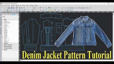 Denim Jacket Tutorial/Jacket Pattern Making/Denim Jacket Design/Jacket Pattern Bangla Tutorial
