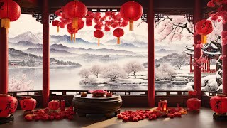 [Soothing] Chinese Lunar New Year Ambience🏯Ink Painting🍃Refreshing & Joyful Music春节过年气氛背景音乐 screenshot 1