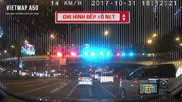 Camera hành trình Vietmap A50 đa chức năng, vừa dẫn đường vừa ghi hình trước sau