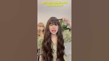 Mẫu tóc giả xoắn đũa siêu đẹp #shorts