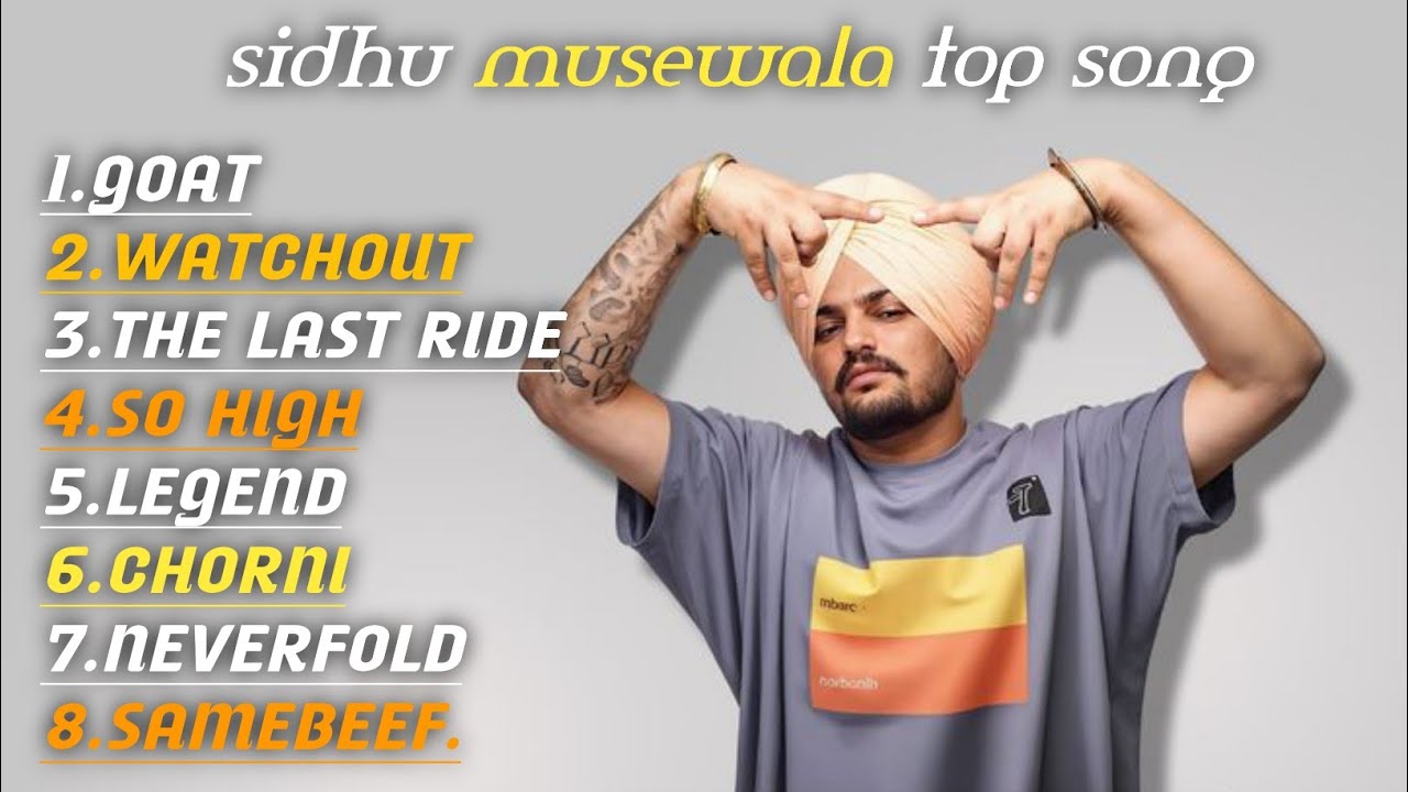 Sidhu Moose Wala: The Tragic Hits of a Hip-Hop Legend