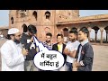 Jama masjid per islamic sawal karte hue js india tv