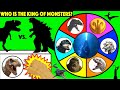 GODZILLA vs DINOSAURS Spinning Wheel Slime Game w/ KOM Godzilla Movie &amp; Dinosaur Toys