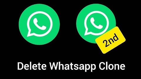 How to Delete Whatsapp clone app