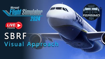 Real Airbus Pilot - SBRF visual approach - FS2024 - Fenix A320 #msfs2024 #quest3 #virtualreality #vr