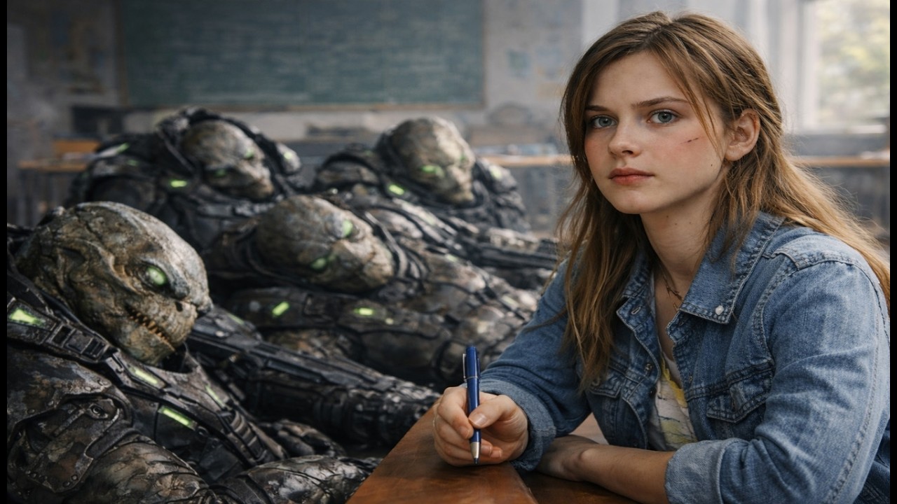 Alien Troops Stormed the Classroom — A Human Girl Ended the Fight With a Pen | HFY Sci-Fi