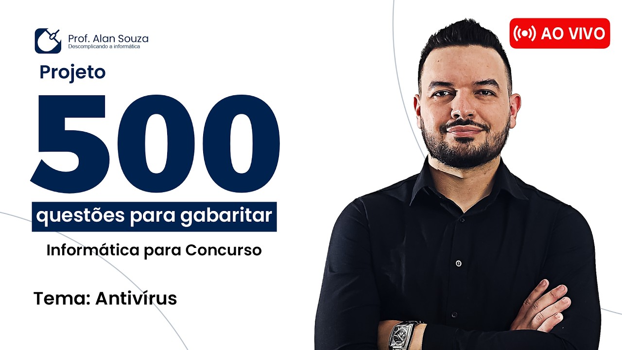 Projeto 500 Questões de Informática  - Prof. Alan Souza