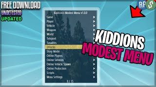 KIDDIONS Mod Menu - *NEW* 2024 GTA 5 Mod Menu
