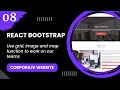 React Bootstrap #8 - Use grid, image and map function to work on our teams