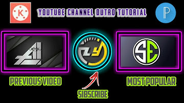 How to make Youtube Video Outro In Kinemaster | Pixellab | Kinemaster | Outro Tutorial | Logoz YT