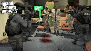 SWAT TEAM RAID SECRET GUN STORE OPERATION in GTA 5 (GTA 5 Mods)