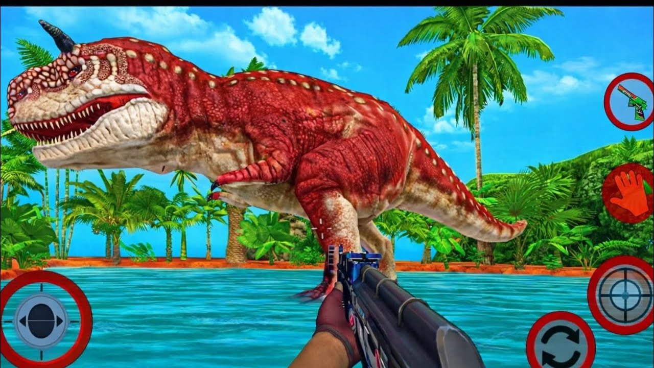 dinosaur wala cartoon // dinosaur bloody island 2 #dinohuntergame 