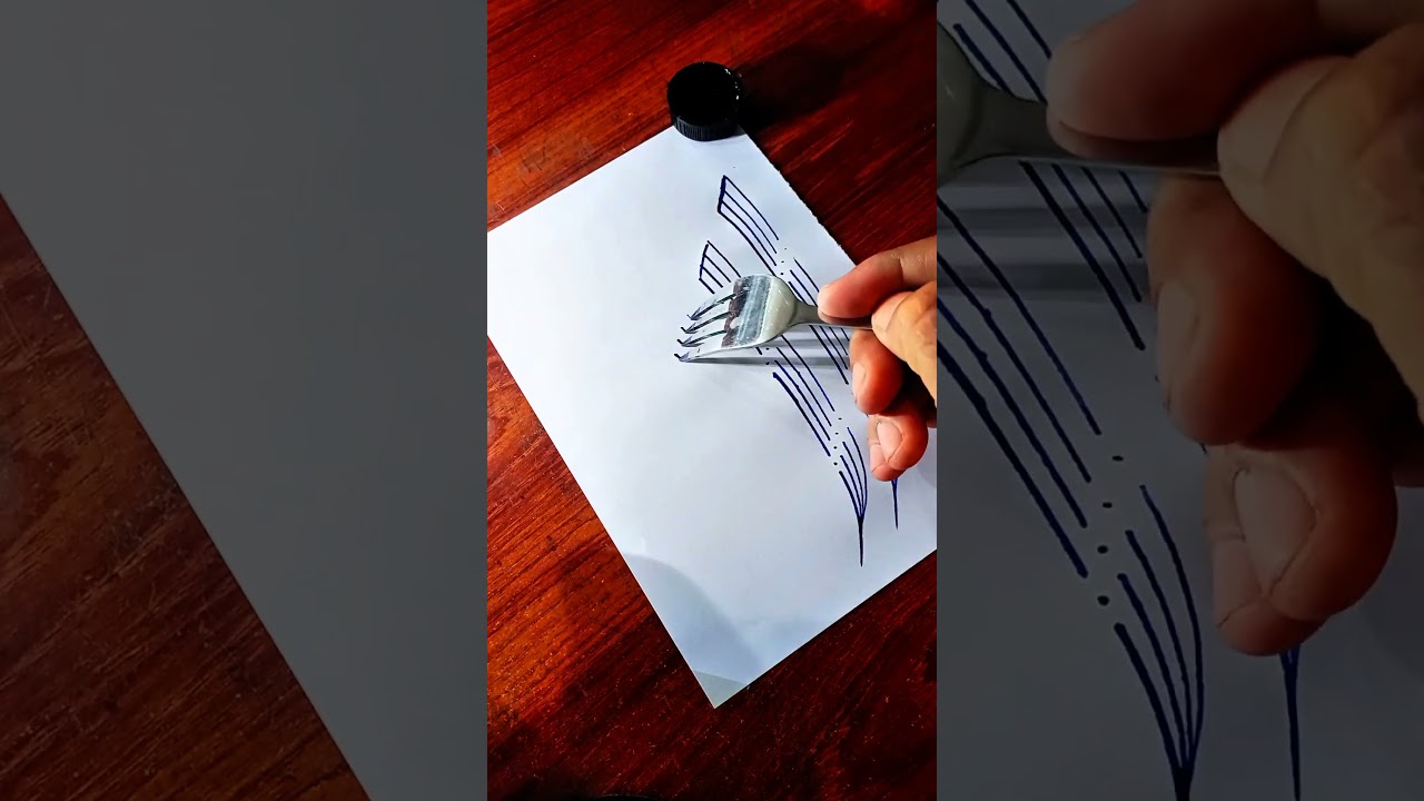 Allah Arabic Calligraphy Using an Everyday Spoon 🥄 #Shorts