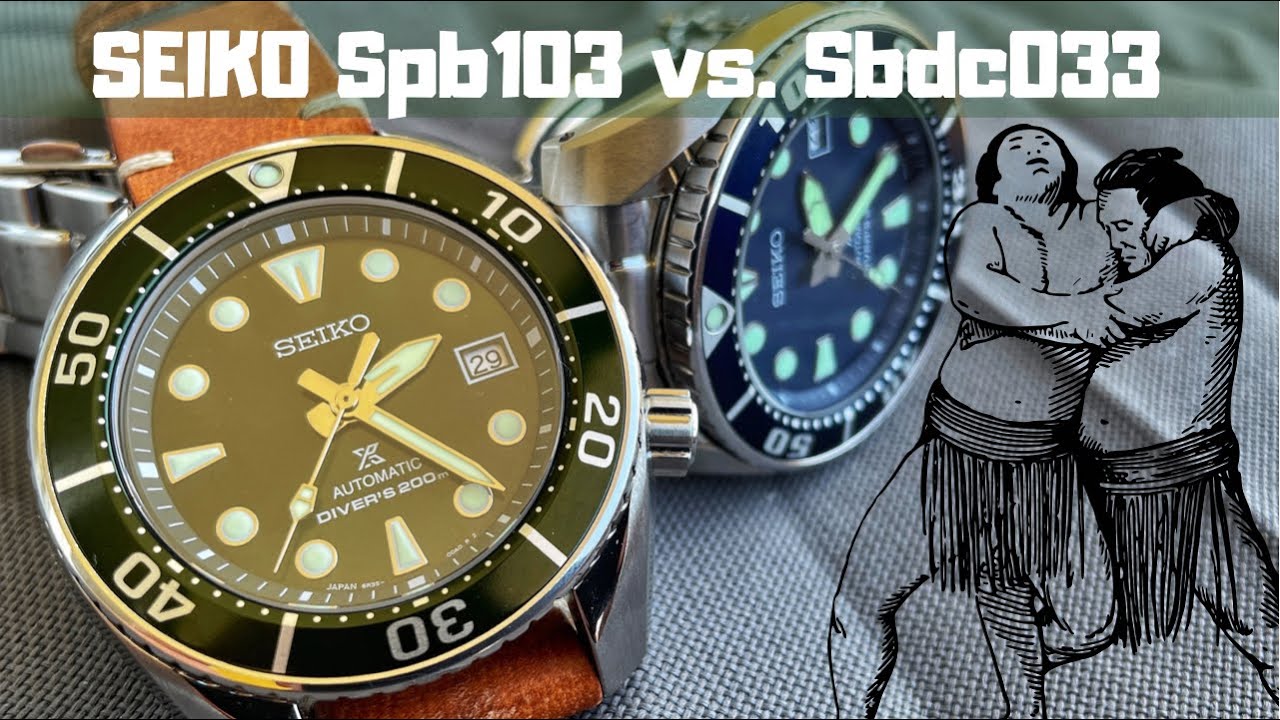 Seiko Sumo Hulk vs Blumo / Spb103 vs SBDC033 - Review & Comparison - YouTube