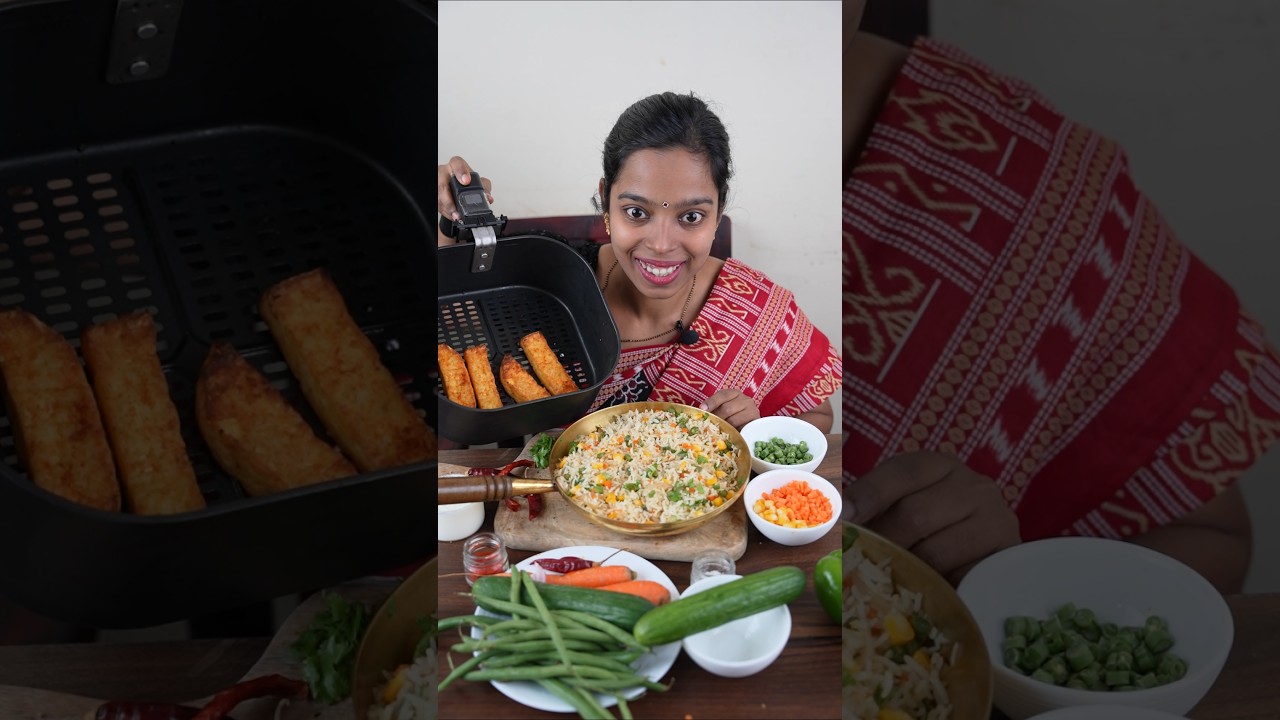 ⁣Paneer Rice Bowl Eating🍱10 Minute Lunch Ideas #shorts #funny #comedy #ashortaday #minkutinku #lunch