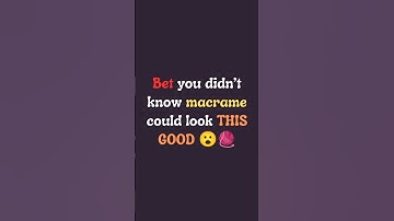 POV: You underestimated macrame earrings #macrame #macrameearrings